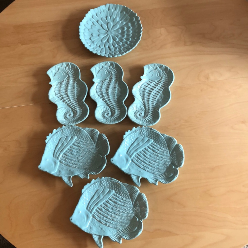 Sea horse dish/ plate - Picture 4 of 7